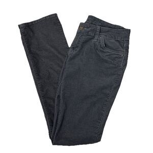 dELiA*s Y2K Strait Low Rise Corduroy Pants VTG 90s Junior 7/8 Retro Gray